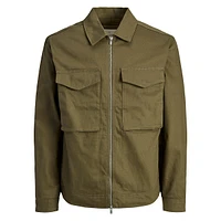 Diego Patch-Pocket Zip Jacket