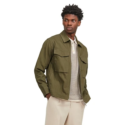 Diego Patch-Pocket Zip Jacket