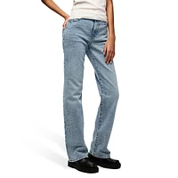 Kelly High-Waist Straight-Leg Jeans