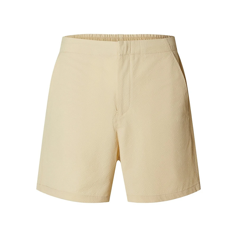 Harry Loose-Fit Seersucker Shorts