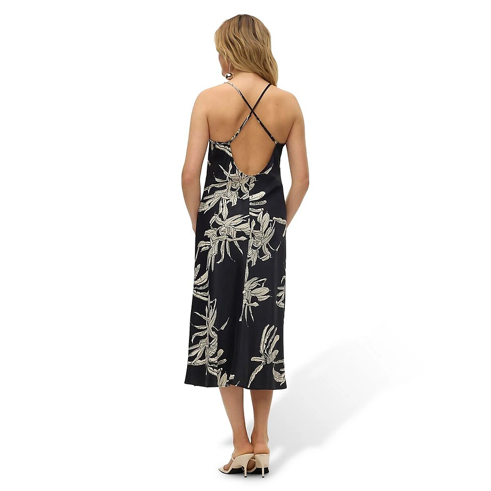 Keila Floral Midi Slip Dress