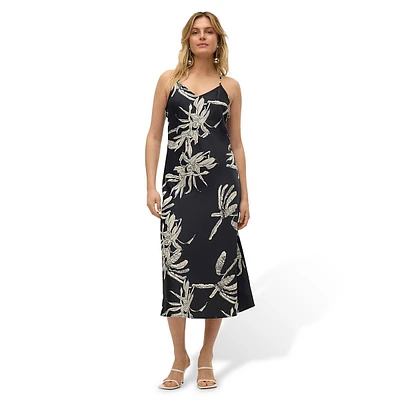 Keila Floral Midi Slip Dress