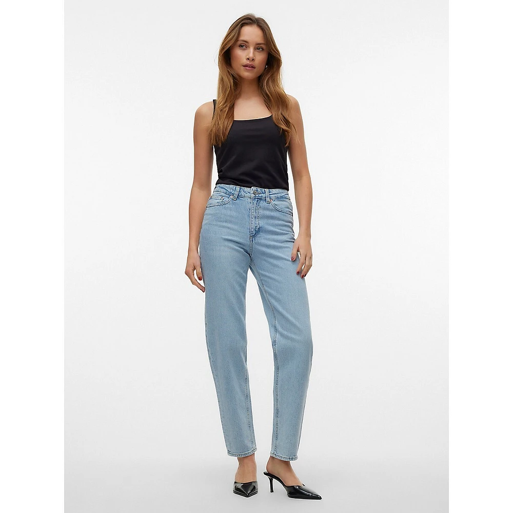 Tessa Mom-Fit High-Rise Jeans