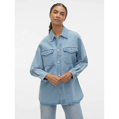 Oversized Denim Shirt