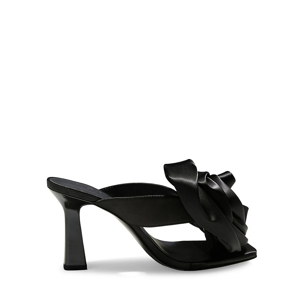 Nadine Satin Flower Sandals