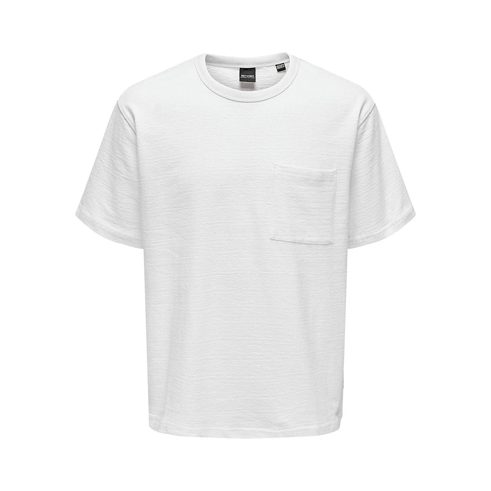 Kane Relaxed-Fit Terry-Knit T-Shirt