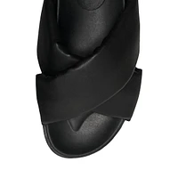 Women's Minnie Cross Padded Slide Sandals
