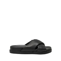 Women's Minnie Cross Padded Slide Sandals