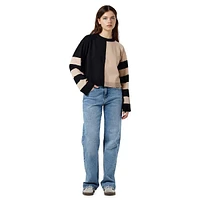 Fifo Colourblock Raglan Sweater