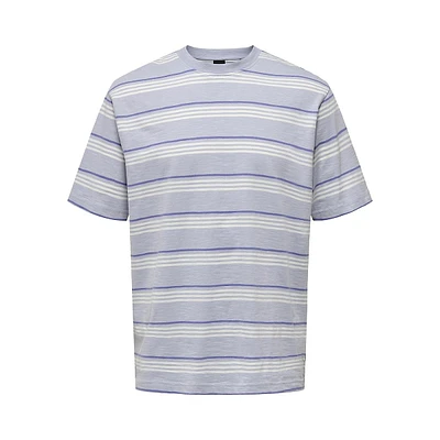 Manik Striped Organic Cotton T-Shirt