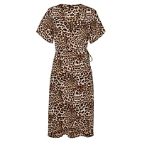 Saki Midi Wrap Dress