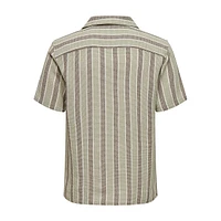 Trev 3-Stripe Short-Sleeve Shirt