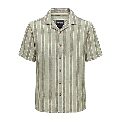 Trev 3-Stripe Short-Sleeve Shirt