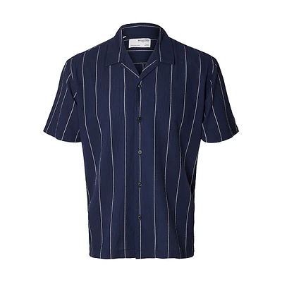 Textured Organic Cotton Resort Shirt