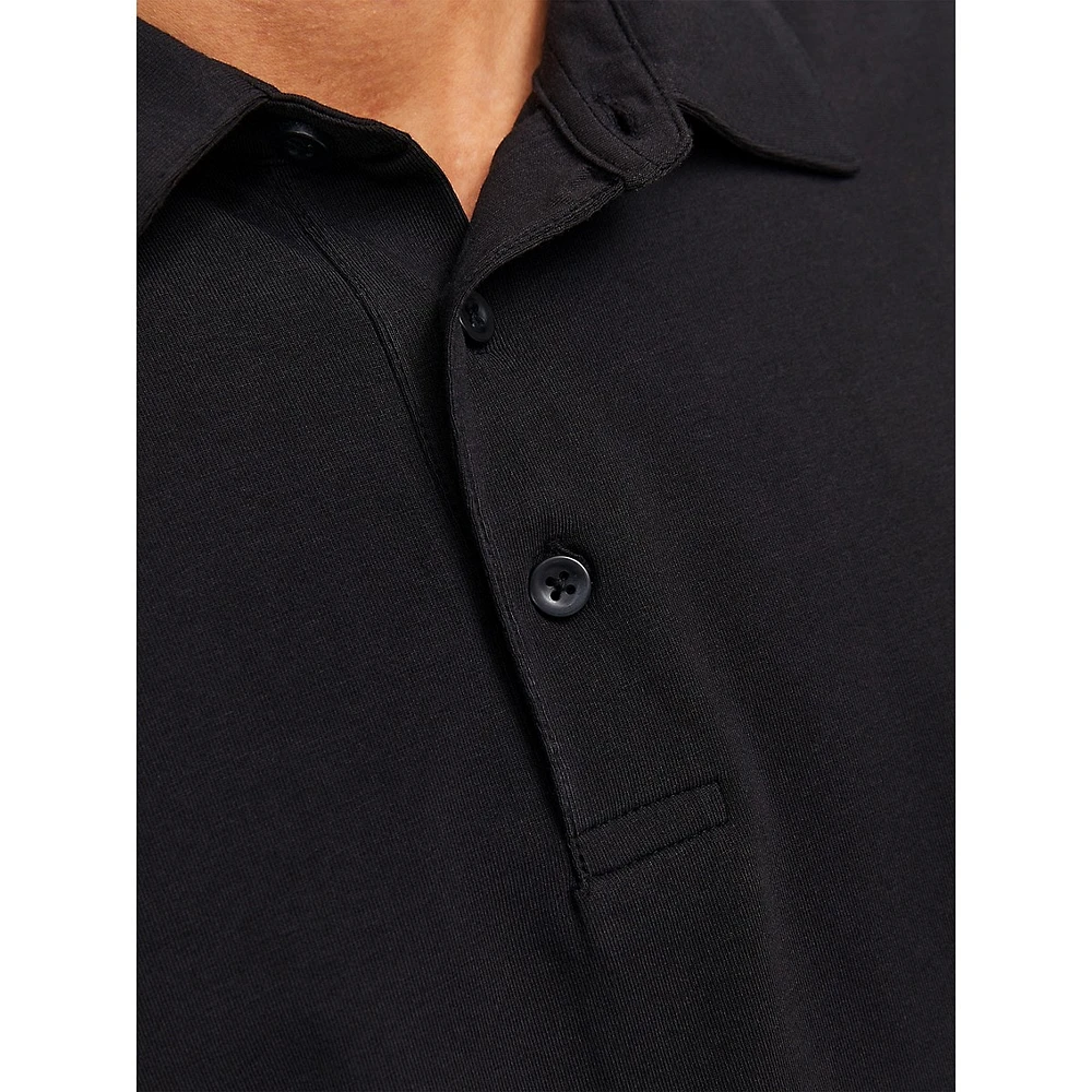 Spencer Organic Cotton-Blend Polo Shirt