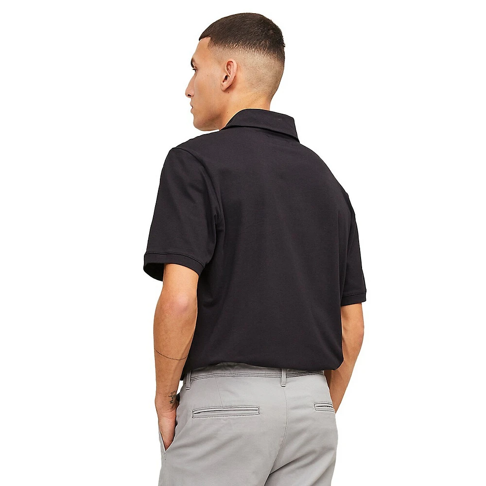 Spencer Organic Cotton-Blend Polo Shirt