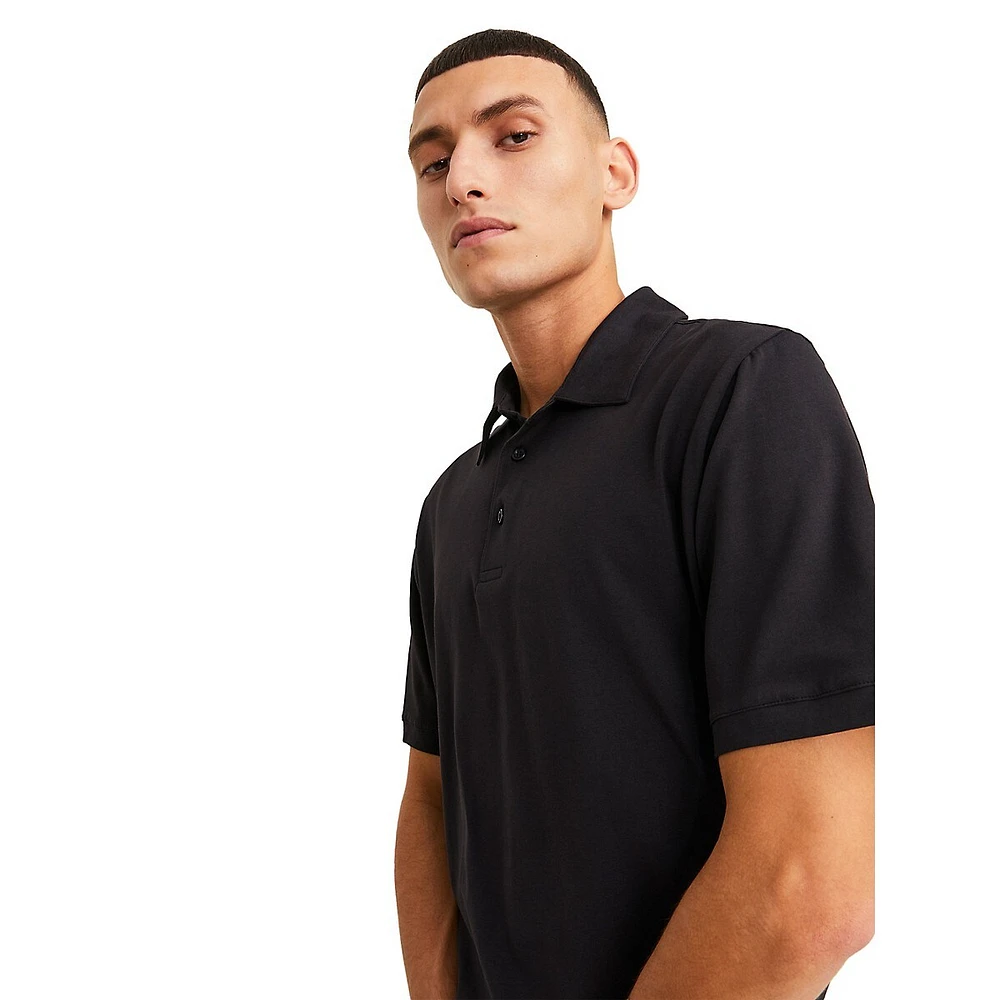 Spencer Organic Cotton-Blend Polo Shirt