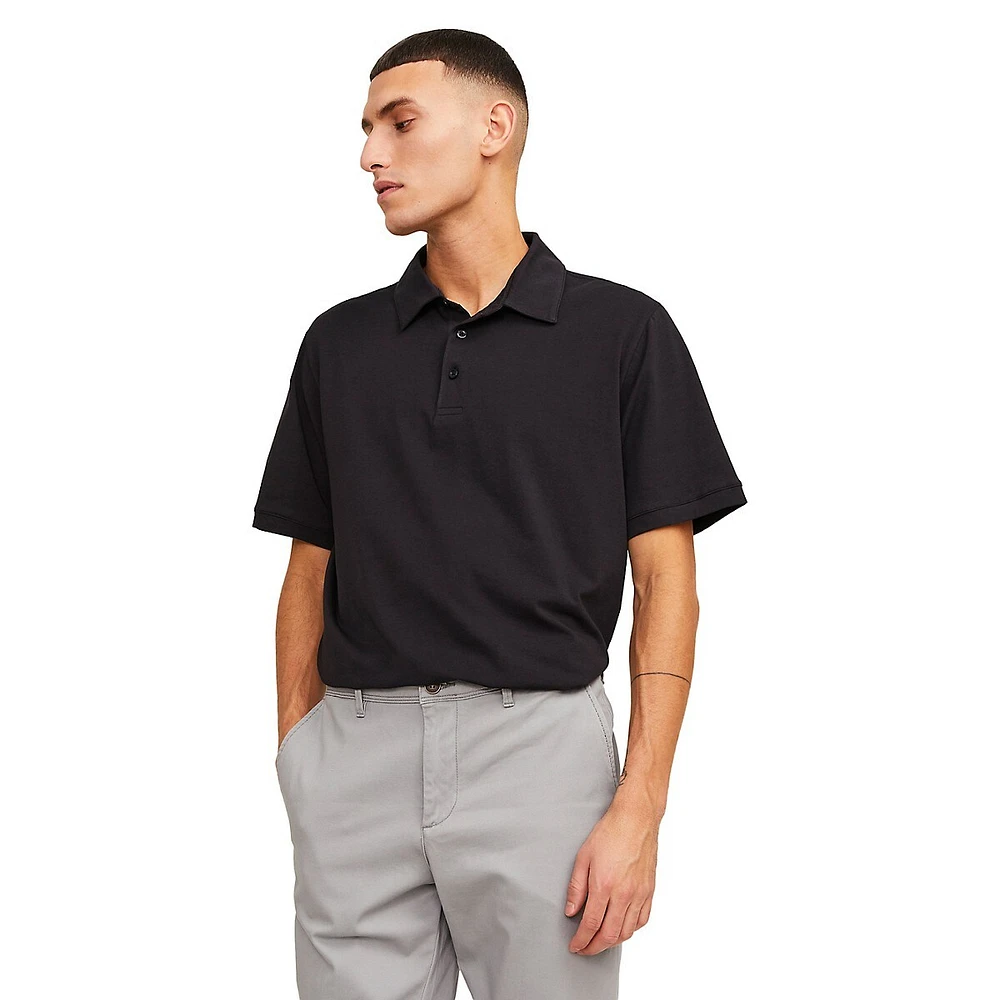 Spencer Organic Cotton-Blend Polo Shirt