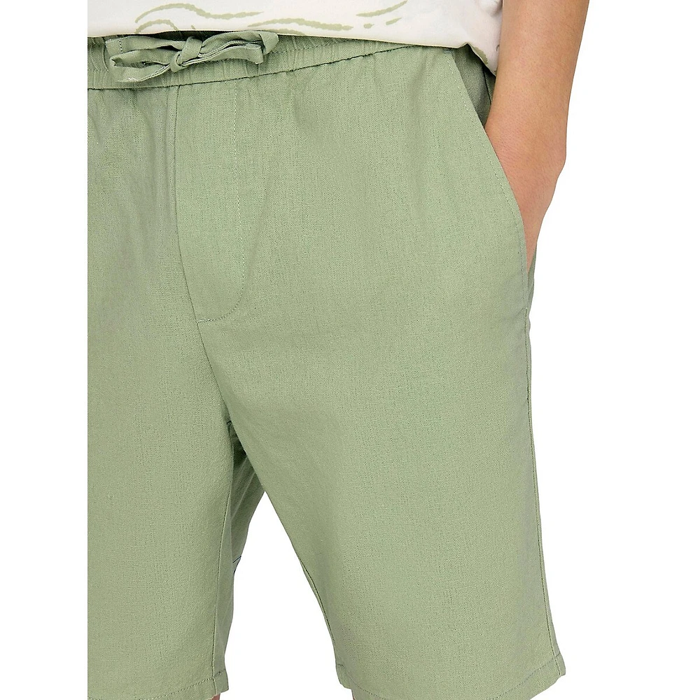 Linus Cotton-Linen Shorts