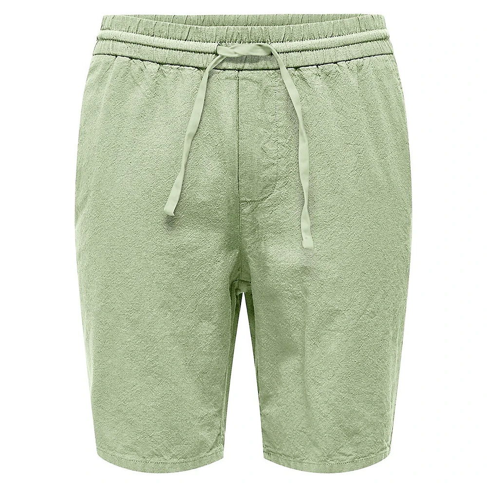 Linus Cotton-Linen Shorts