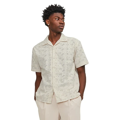 Havana Pointelle Camp Shirt