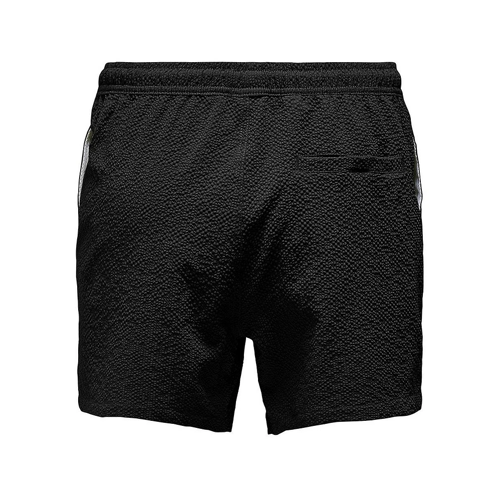 Ted Seersucker Swim Shorts