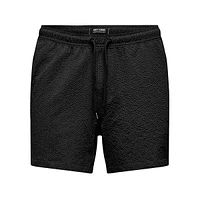 Ted Seersucker Swim Shorts