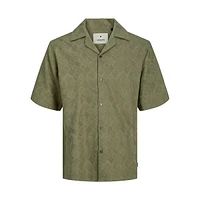 Tonal Jacquard Resort Shirt