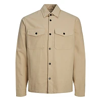 Comfort-Fit Cotton & Linen Overshirt