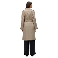 Siri Double-Breasted Trench Coat