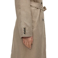 Siri Double-Breasted Trench Coat