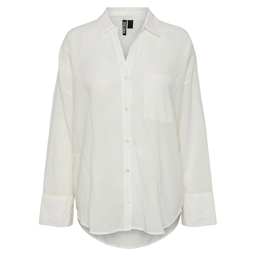 Matinka Cotton & Linen Oversized Shirt