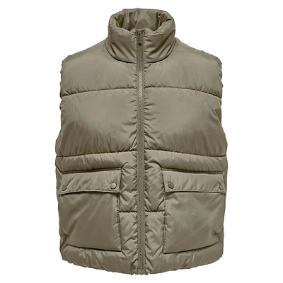 Jaimy Cropped Padded Vest