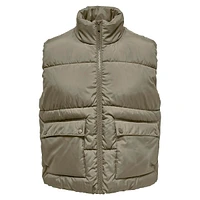 Jaimy Cropped Padded Vest