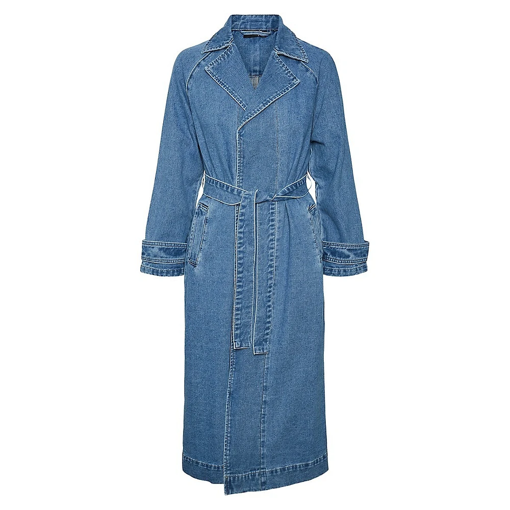 Denim Trench Coat