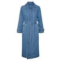 Denim Trench Coat