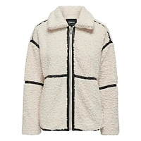 Paris Teddy Zip-Up Jacket