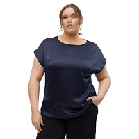 Plus Merle Short-Sleeve Top