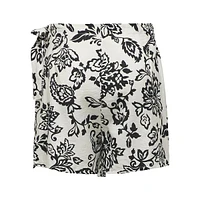 Kiera Side-Tie Floral Skort