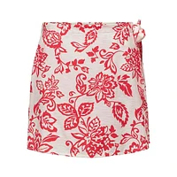 Kiera Side-Tie Floral Skort