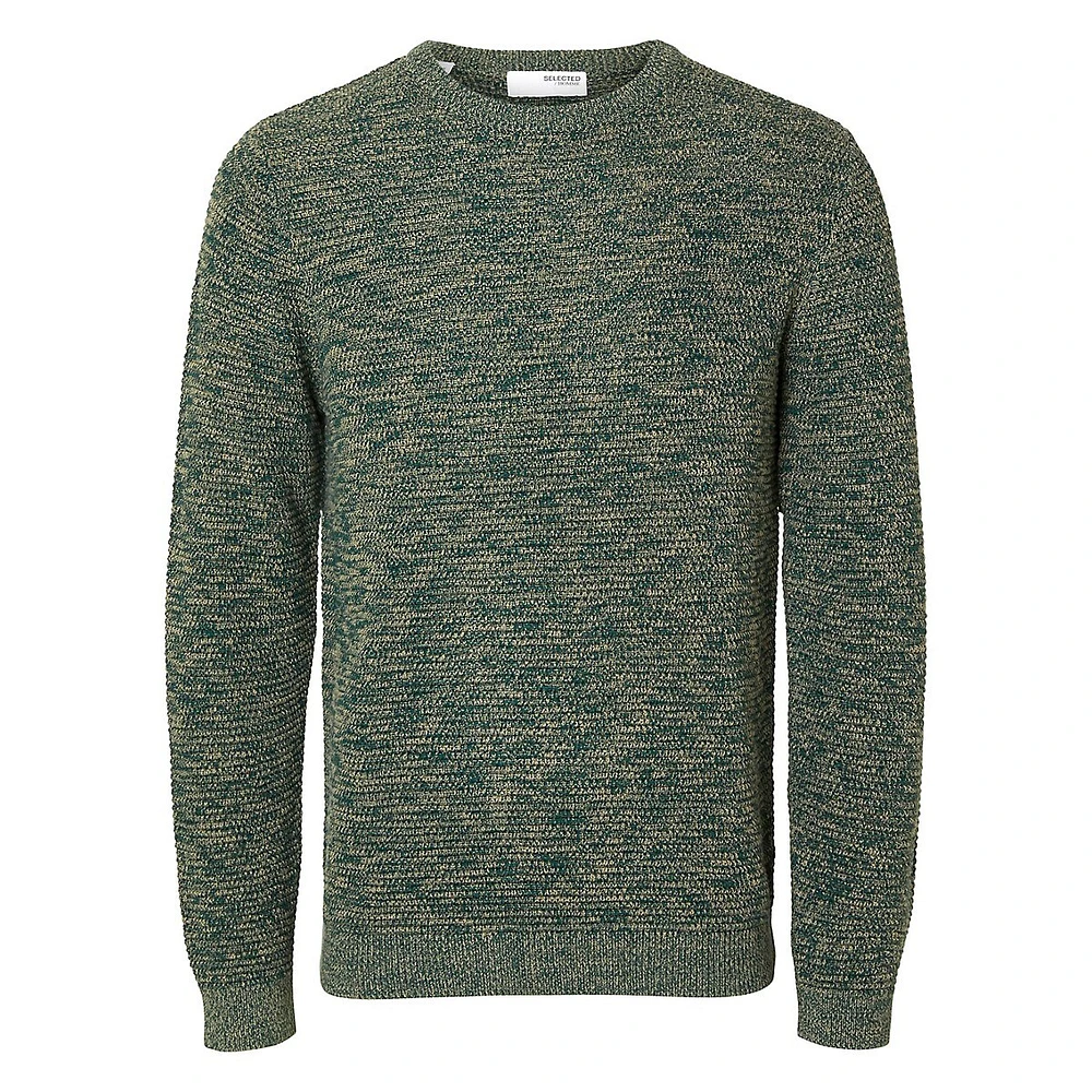 Textured Cotton Sweater