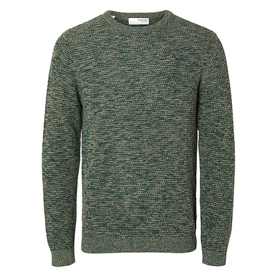 Textured Cotton Sweater