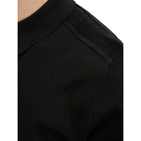 Berg Zip-Neck Long-Sleeve Polo Pullover