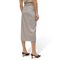 Front-Slit Pencil Skirt