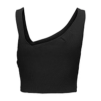Tatianna Asymmetrical Crop Knit Top