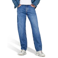 Edge Bromo Mid-Rise Straight-Leg Jeans