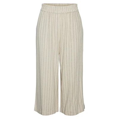 Vinsty High-Waist Pull-On Culottes