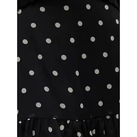 Polka Dot Pull-On Skirt