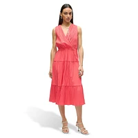 Kira Tied Surplice Maxi Dress