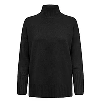 Gabriel Drop-Shoulder Mockneck Sweater